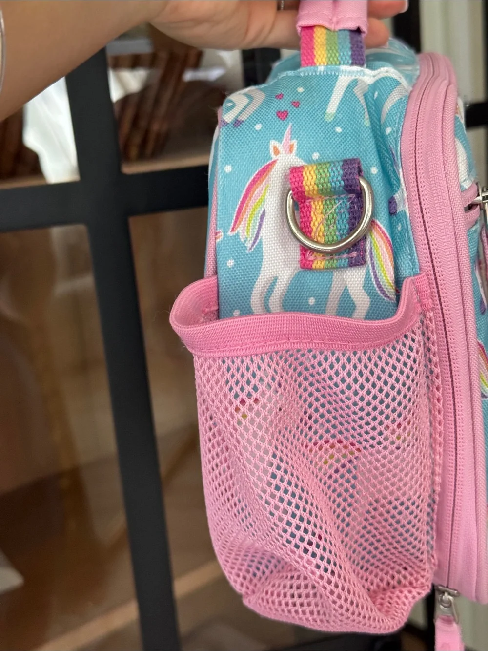Pottery Barn Kids Charlotte lunchbox personalized unicorn parade mackenzie cold
